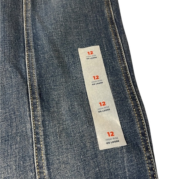 NWT Old Navy High Rise OG Straight Secret Smooth Pockets Utility Jeans Sz 12 - Picture 3 of 8